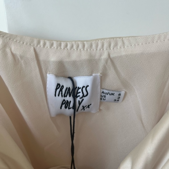 Princess Polly Marilyn mini dress in champagne - Picture 2 of 4